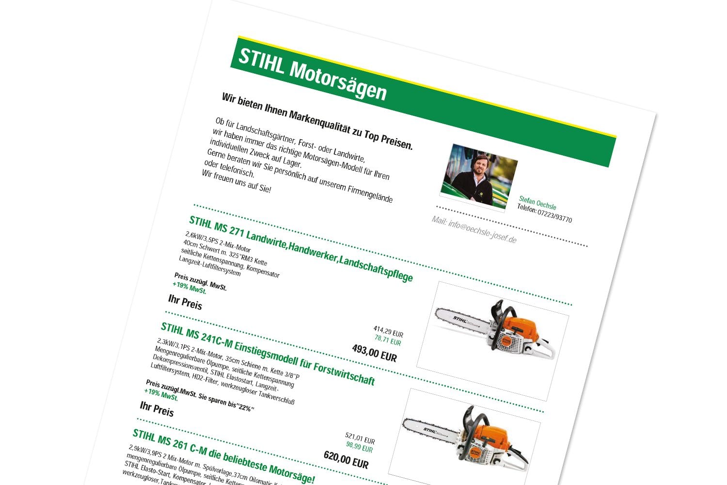 Stihl Motorsägen Angebot