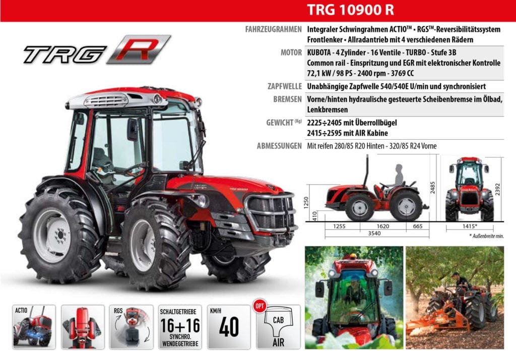 Antonio Carraro Serie R: TRG 10900 R